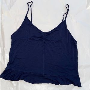American Eagle Soft & Sexy Navy Blue Tank Top